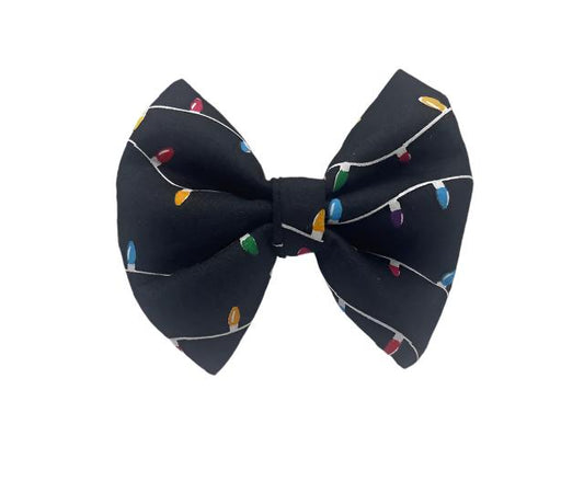 Christmas String Lights Bowtie