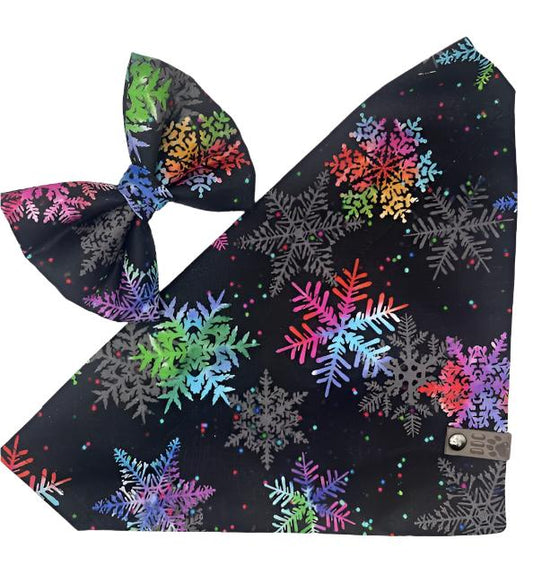 Rainbow Snowflakes